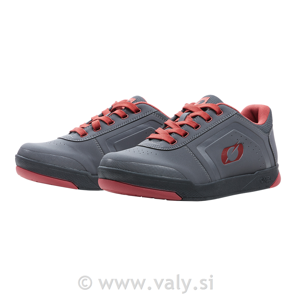 Oneal čevlji PINNED Flat siva rdeča